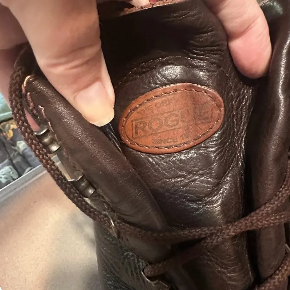 Rogue Outdoor Gear Trail Boots – Brown Leather Hiking/Work Boots – Hard to Find!